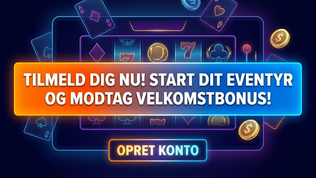 Tilmeld dig med bonus